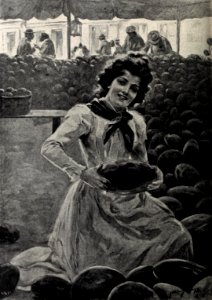 1899-10-21, Blanco y Negro, Escenas madrileñas, ¡A cala melones!, Méndez Bringa (cropped)