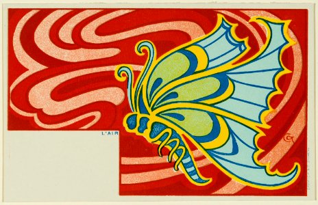 Gisbert Combaz - Postcard representing the Element Air3