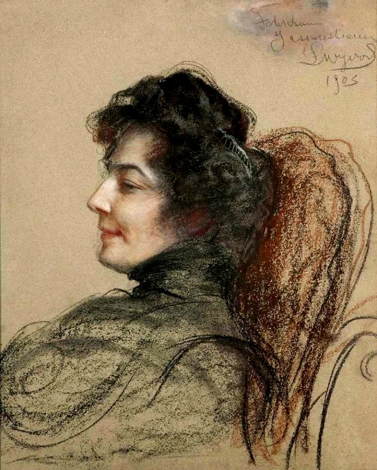 Leon Wyczółkowski - Portret Natalii Siennickiej
