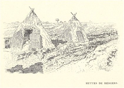 1901, Au pays de Don Quichotte, Huttes de bergers, Vierge