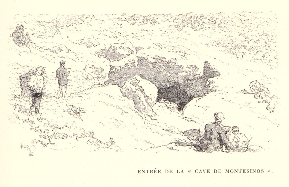 1901, Au pays de Don Quichotte, Entrée de la «cave de Montesinos», Vierge