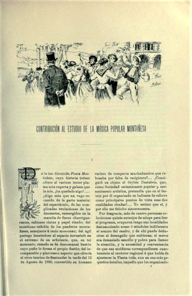 1901, Cantos de la Montaña, contribución, por Mariano Pedrero
