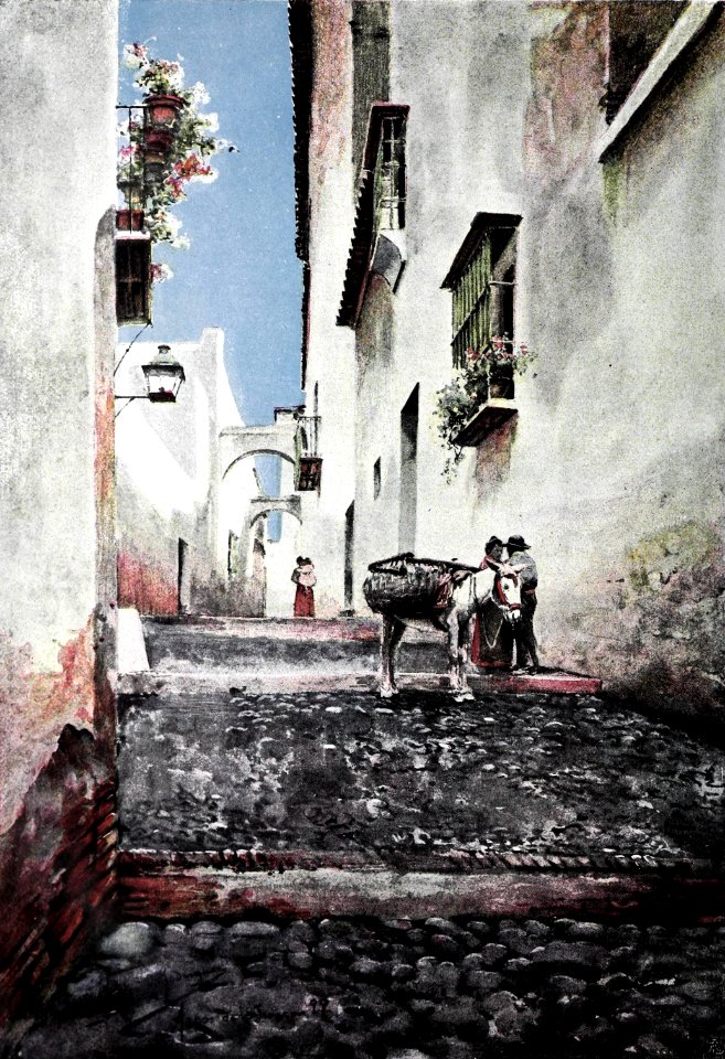 1900-02-10, Blanco y Negro, Paisajes andaluces, Arcos de la Frontera, García y Rodríguez (cropped)