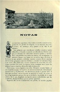1901, Cantos de la Montaña, notas, por Mariano Pedrero. Free illustration for personal and commercial use.