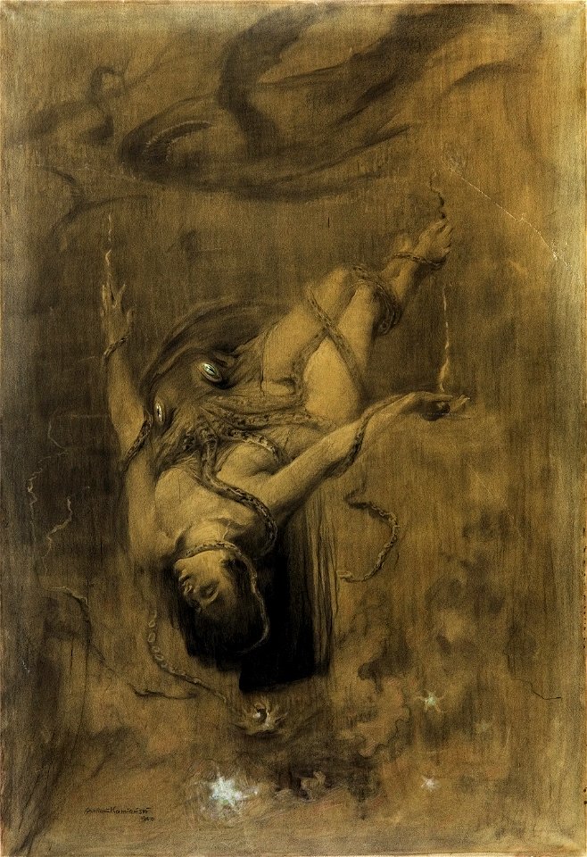 Antoni Kamieński - Topielica 1900