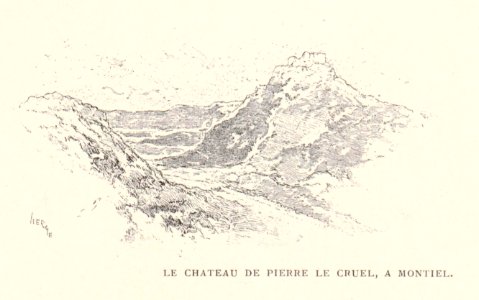 1901, Au pays de Don Quichotte, Le chateau de Pierre le Cruel, a Montiel, Vierge