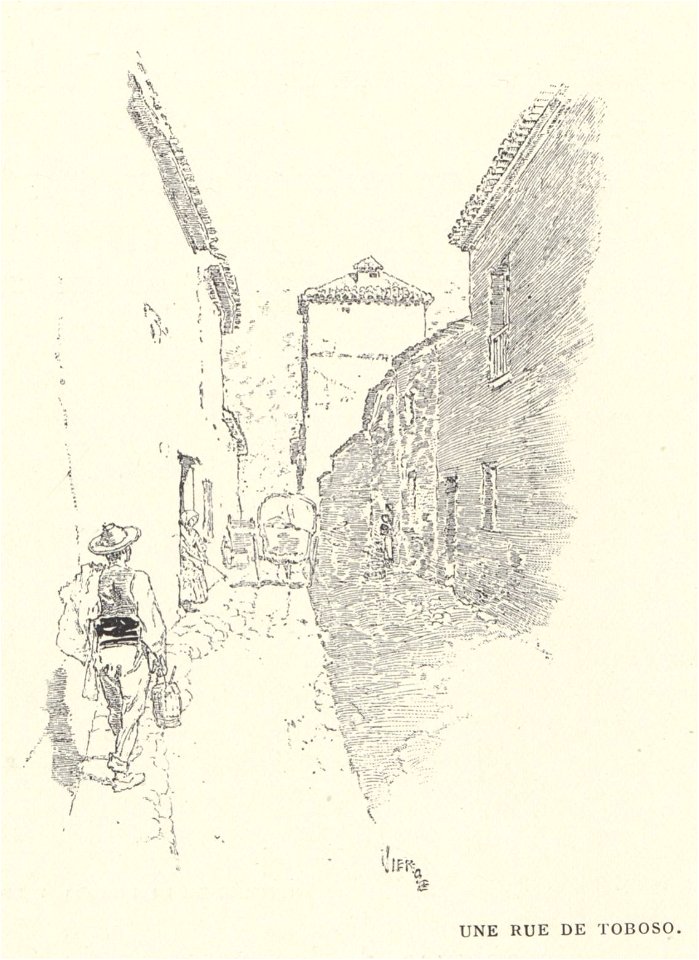 1901, Au pays de Don Quichotte, Une rue de Toboso, Vierge