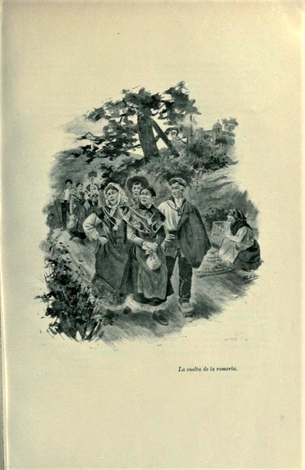 1901, Cantos de la Montaña, romería, por Mariano Pedrero