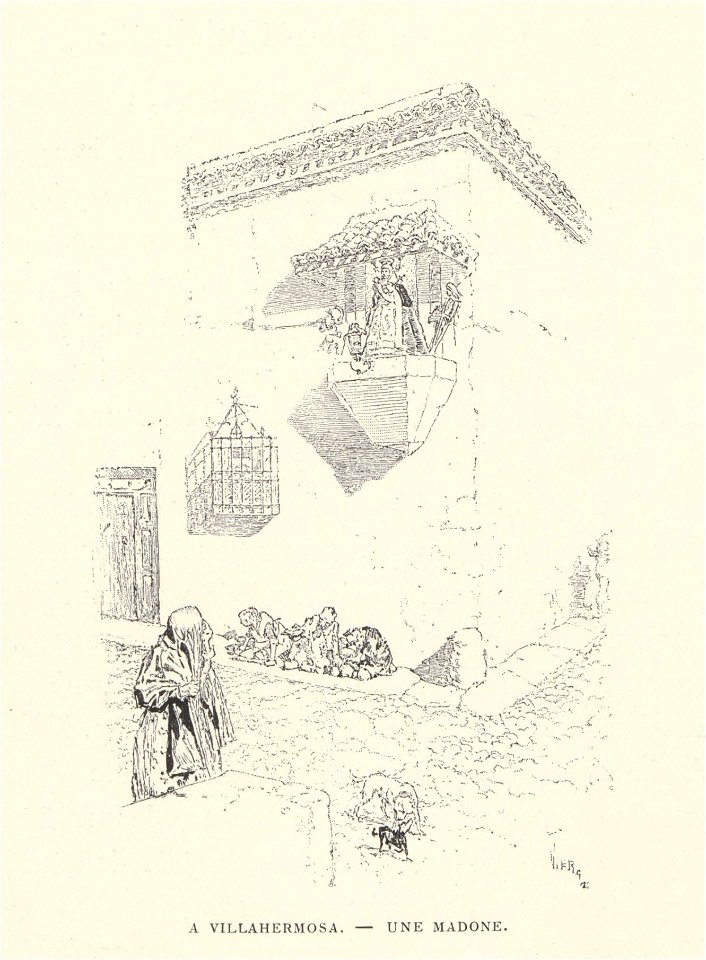 1901, Au pays de Don Quichotte, A Villahermosa, Une madone, Vierge