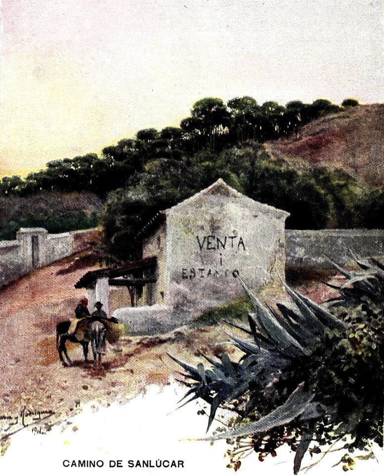 1901-09-21, Blanco y Negro, Camino de Sanlúcar, García y Rodríguez (cropped)