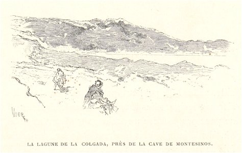 1901, Au pays de Don Quichotte, La lagune de La Colgada, près de la cave de Montesinos, Vierge