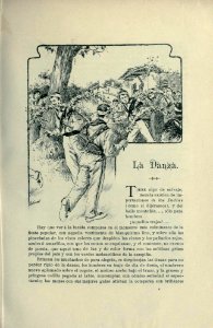 1901, Cantos de la Montaña, La Danza, por Mariano Pedrero. Free illustration for personal and commercial use.
