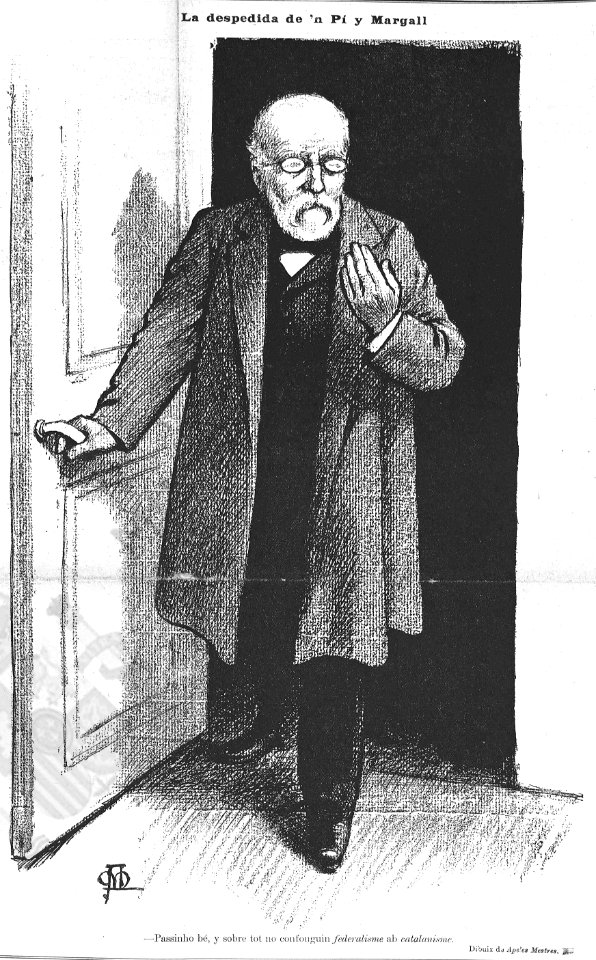 1901-12-07, La Campana de Gracia, La despedida de 'n Pí y Margall, Apeles Mestres