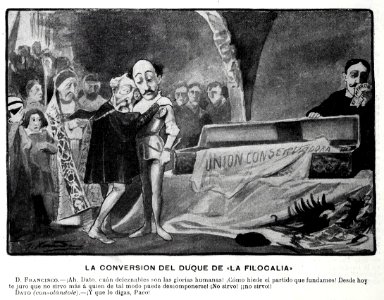 1901-01-12, Blanco y Negro, La conversión del duque de «La Filocalia», Xaudaró