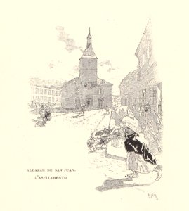 1901, Au pays de Don Quichotte, Alcazar de San Juan, L'aspitamento, Vierge