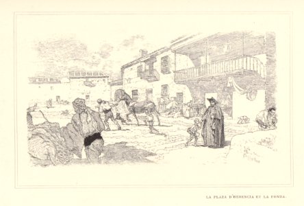 1901, Au pays de Don Quichotte, La plaza d'Herencia et la fonda, Vierge