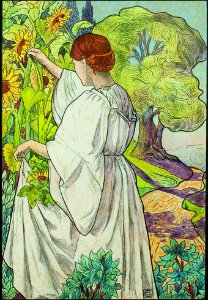 Gisbert Combaz - Poster for the Annual Exhibition for La Libre Esthetique of 1902