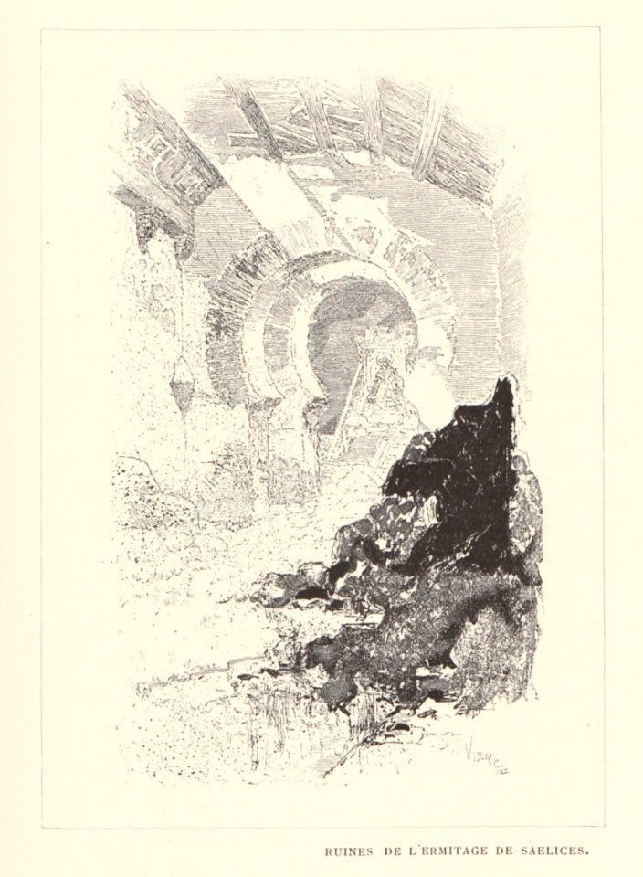 1901, Au pays de Don Quichotte, Ruines de l'ermitage de Saelices, Vierge
