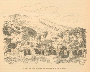 1902, Historia de España en el siglo XIX, vol 6, Navarra, Ruinas del monasterio de Iranzu, Passos