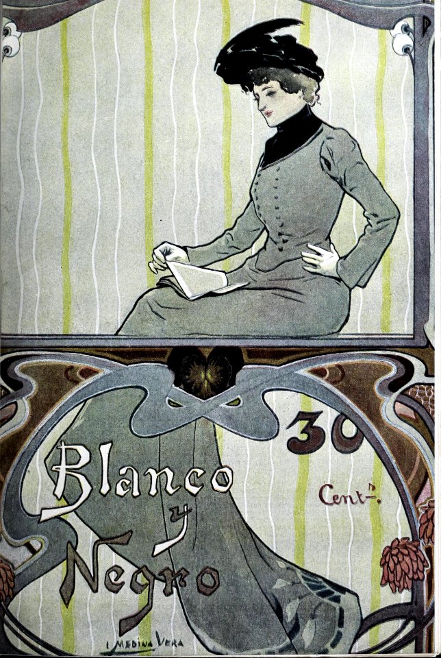 1902-03-15, Blanco y Negro, Portada, Medina Vera