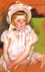 Cassatt Mary Simone in a White Bonnet 1901