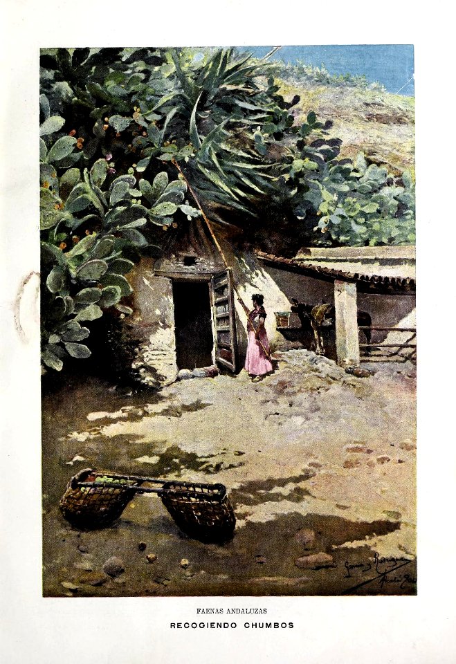1901-06-22, Blanco y Negro, Recogiendo chumbos, García y Rodríguez