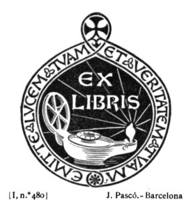 1903, Revista Ibérica de Exlibros, I, n°480, Pascó