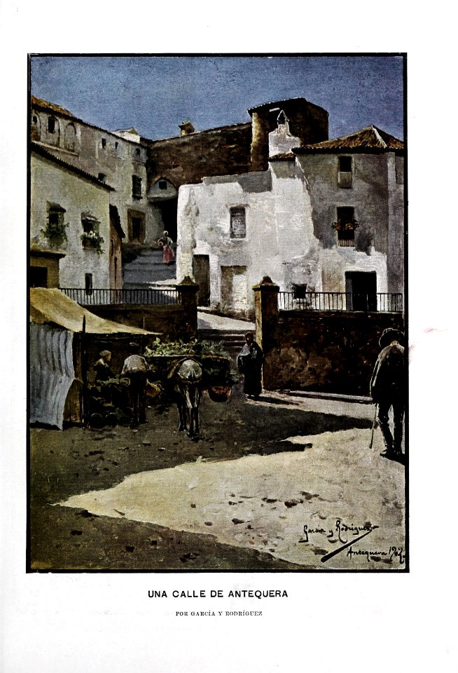 1903-03-07, Blanco y Negro, Una calle de Antequera, García y Rodríguez