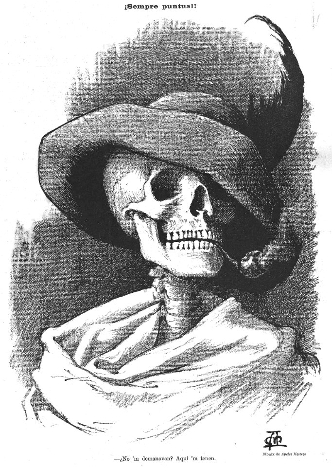 1901-11-02, La Campana de Gracia, ¡Sempre puntual!, Apeles Mestres