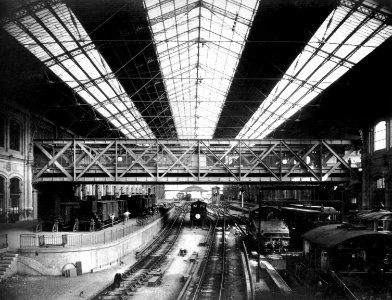 1903-06, Station Métro Austerlitz Dans la Gare des trains du P.O.