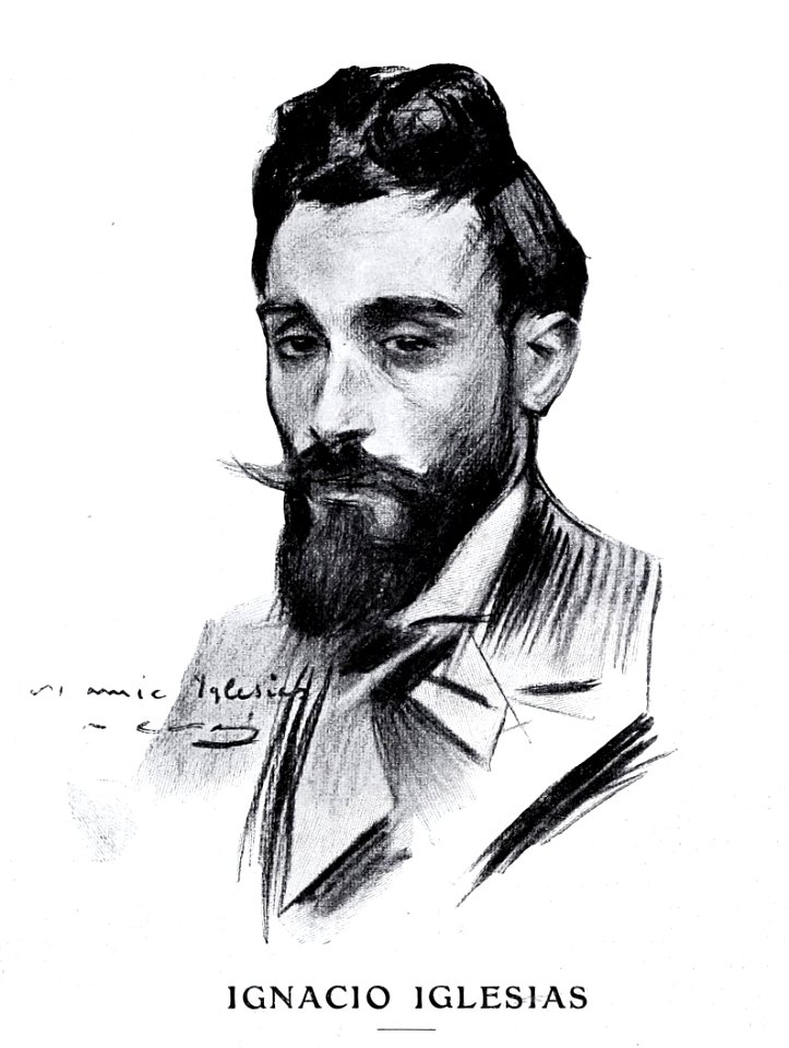 1903-03-01, Blanco y Negro, Ignacio Iglesias, Ramon Casas