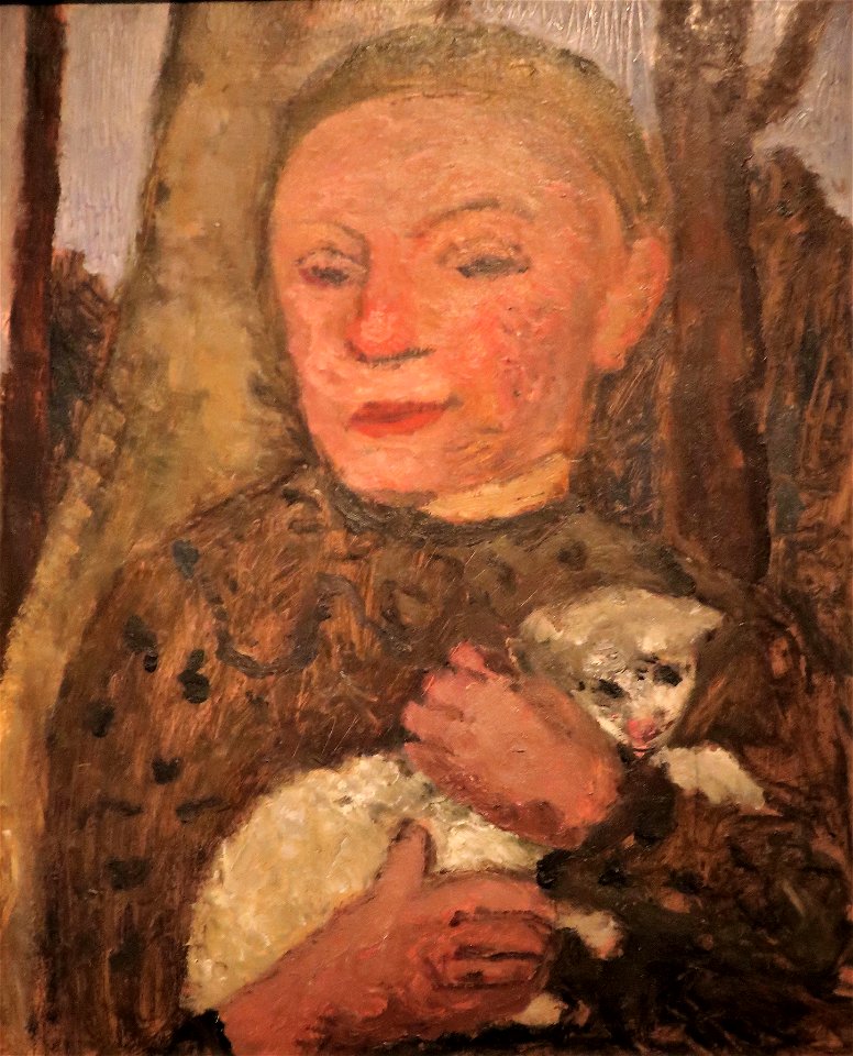 1904 Modersohn-Becker Mädchen mit Lamm