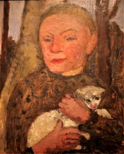 1904 Modersohn-Becker Mädchen mit Lamm