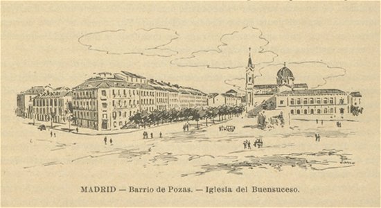 1902, Historia de España en el siglo XIX, vol 5, Madrid, Barrio de Pozas, Iglesia del Buensuceso