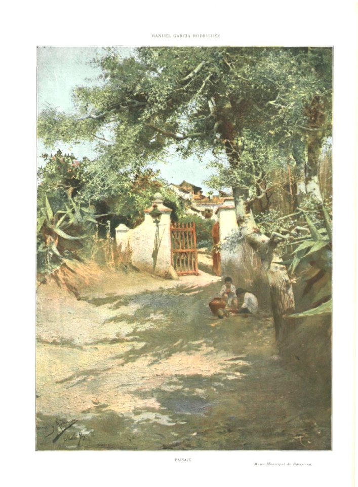 1904, Álbum Salón, Paisaje, Manuel García y Rodríguez