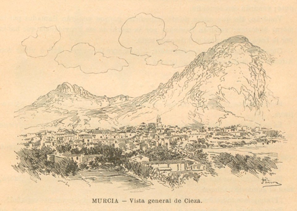 1902, Historia de España en el siglo XIX, vol 5, Murcia, Vista general de Cieza