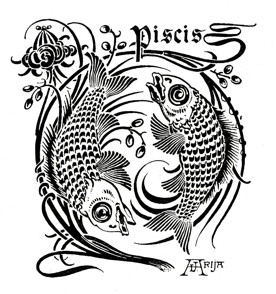 1904-02-06, Blanco y Negro, Piscis, Arija (cropped)