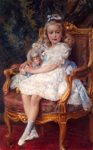 Makovsky Konstantin Egorovich - Portrait of Varvara Bibikova
