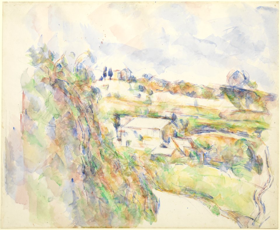 1904, Cézanne, Chemin Des Lauves, The Turn in the Road
