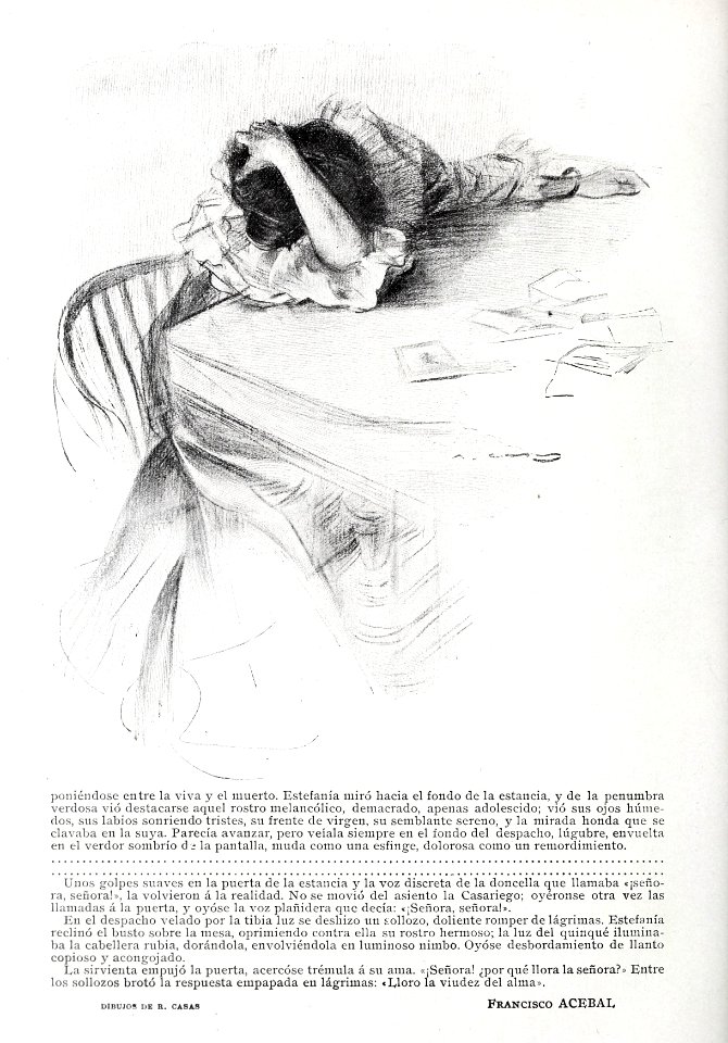 1904-03-12, Blanco y Negro, La Viuda