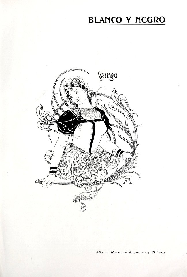 1904-08-06, Blanco y Negro, Virgo, Arija