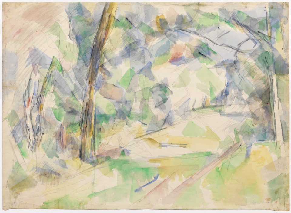 1904, Cézanne, Forest Path
