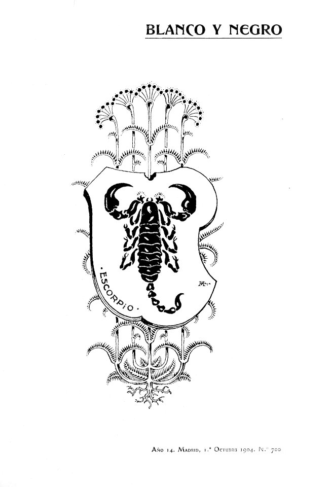 1904-10-01, Blanco y Negro, Escorpio, Arija
