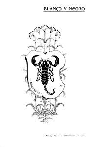 1904-10-01, Blanco y Negro, Escorpio, Arija