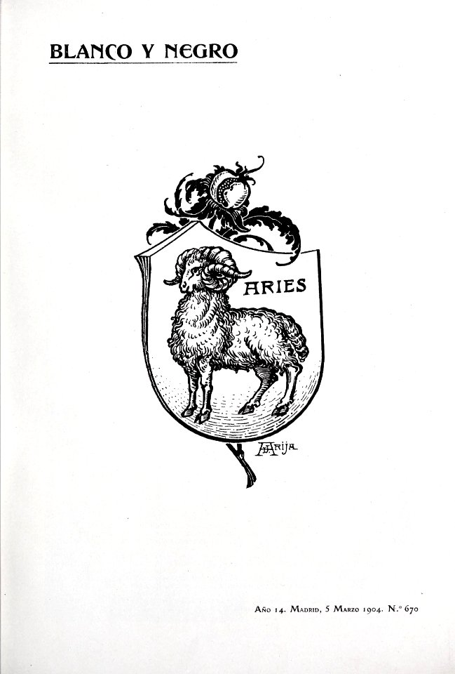 1904-03-05, Blanco y Negro, Aries, Arija