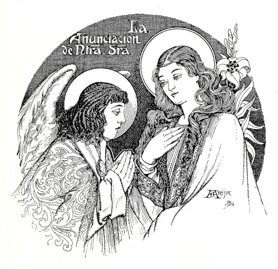 1904-03-19, Blanco y Negro, La Anunciación de Ntra. Sra, Arija
