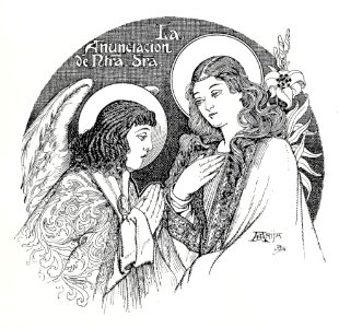 1904-03-19, Blanco y Negro, La Anunciación de Ntra. Sra, Arija