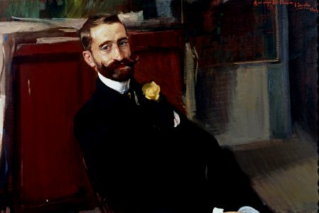 Joaquín Sorolla - Retrato de Jacinto Felipe Picón y Pardiñas