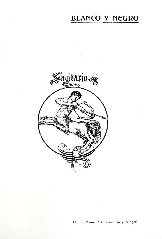 1904-11-05, Blanco y Negro, Sagitario, Arija