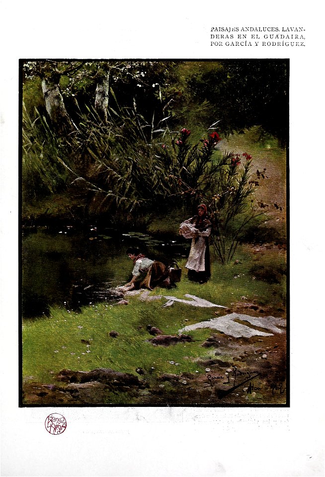 1903-05-09, Blanco y Negro, Lavanderas en el Guadaira, García y Rodríguez